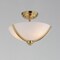 Maxim Lighting Deven 3-Light Semi-Flush Mount 20031SWSBR - alternate 4